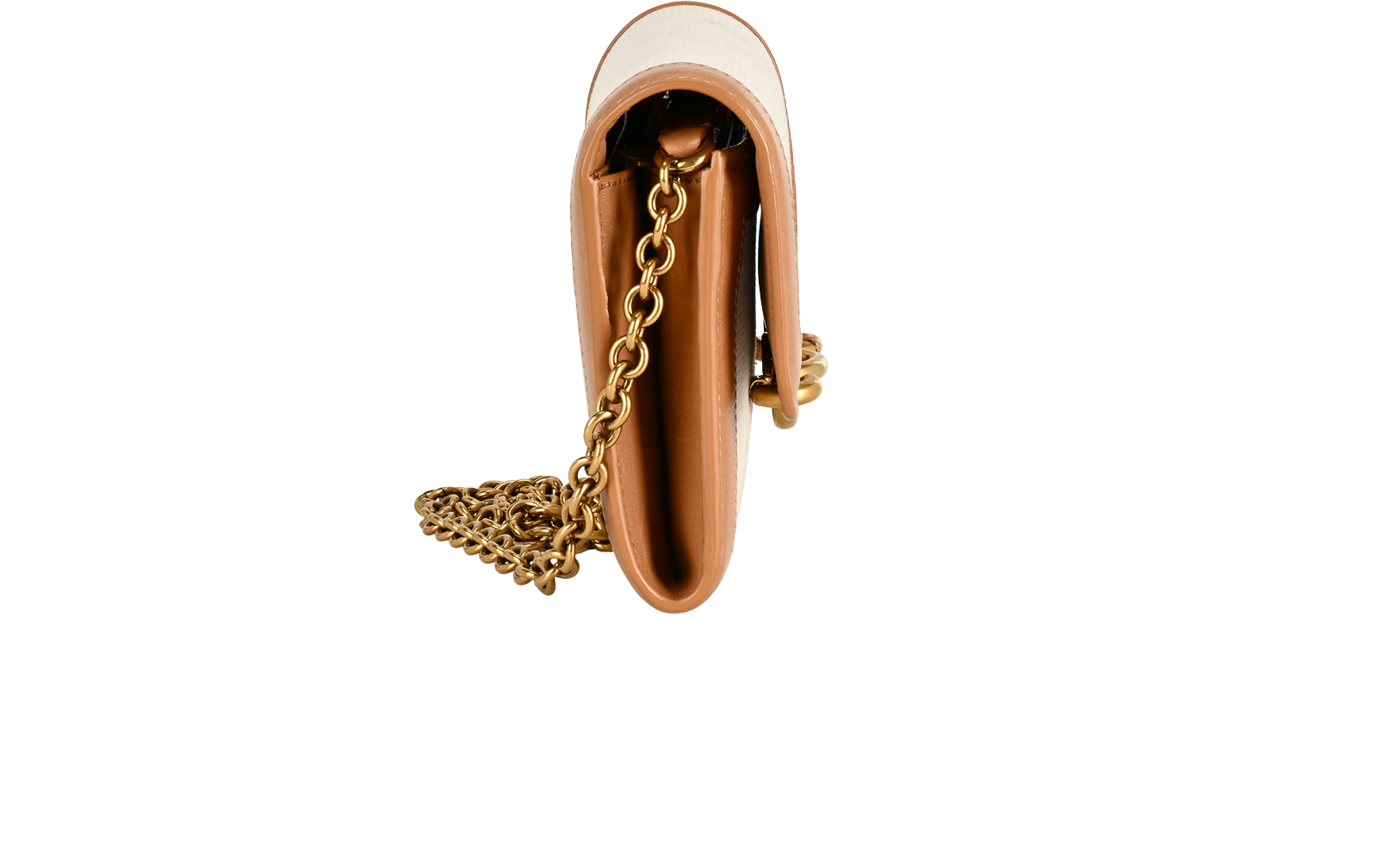 Le Maillon WOC, &pound;795, Handbags, Beige/Tan, Canvas/Leather, Side view